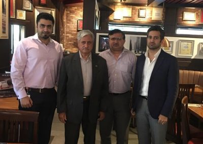 KOES Chairman & Managing Director in KSA with Arabian Gulf Staff